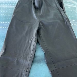 Zara Basic Faux leather pants